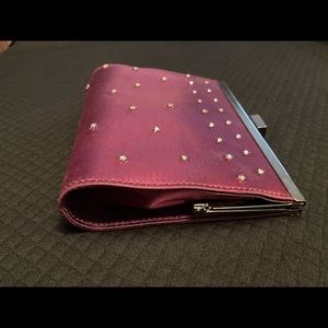 Satin Evening Clutch/Shoulder Bag